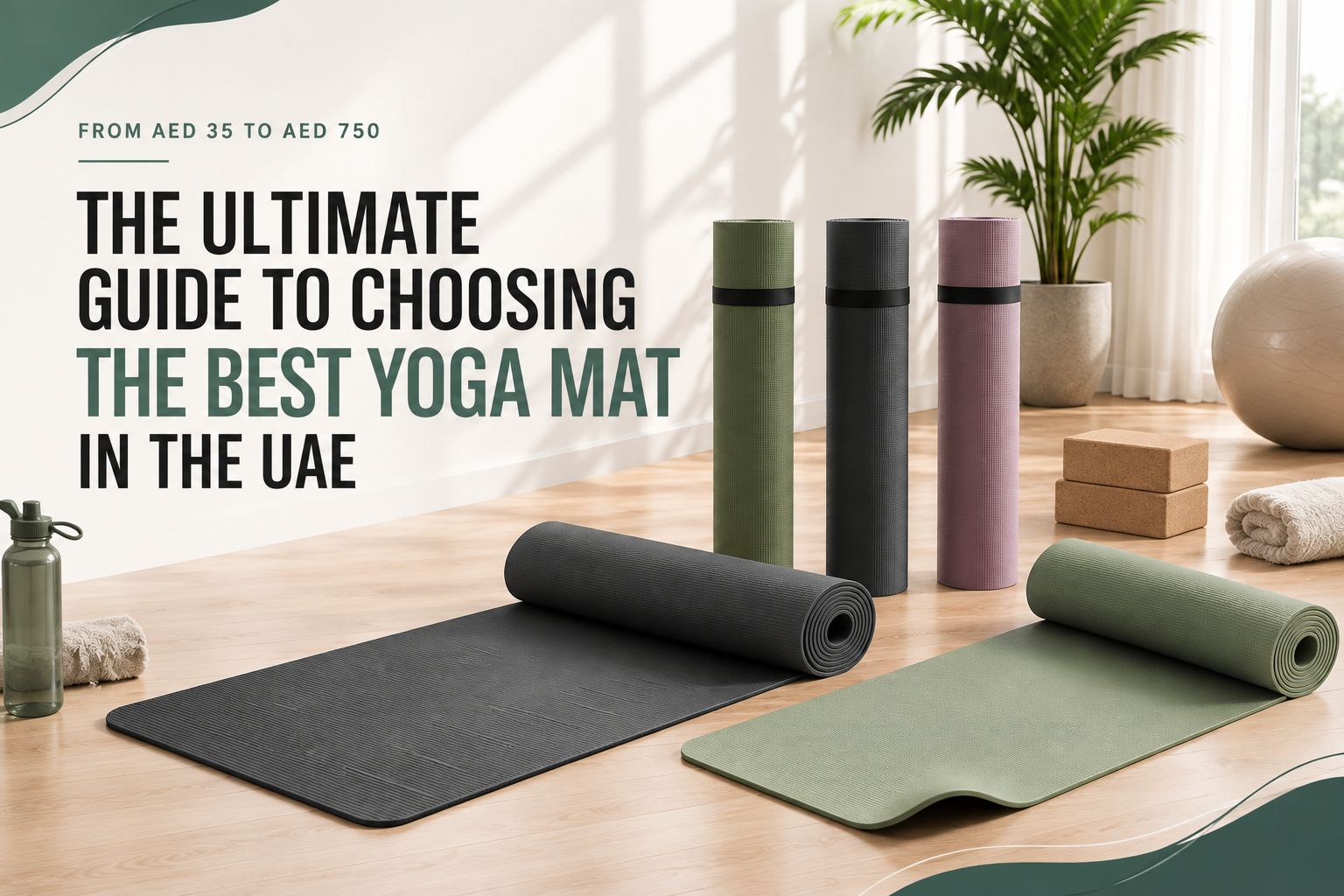From AED 35 to AED 750 | The Ultimate Guide to Choosing the Best Yoga Mat in the UAE