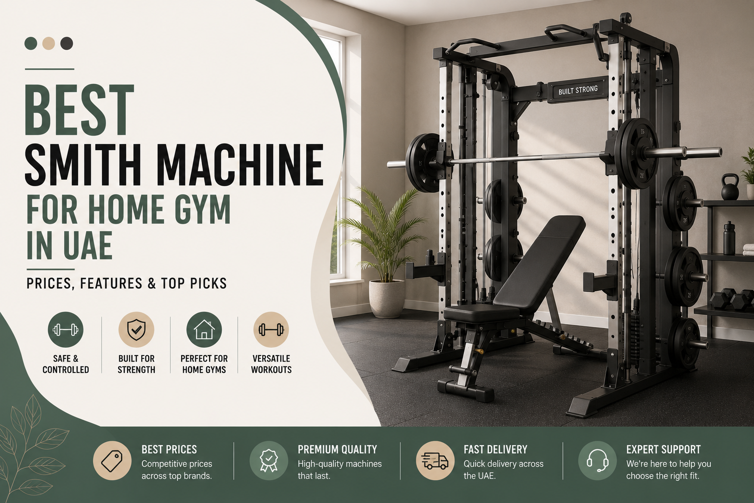 Best Smith Machine for Home Gym in UAE | Prices, Features & Top Picks
