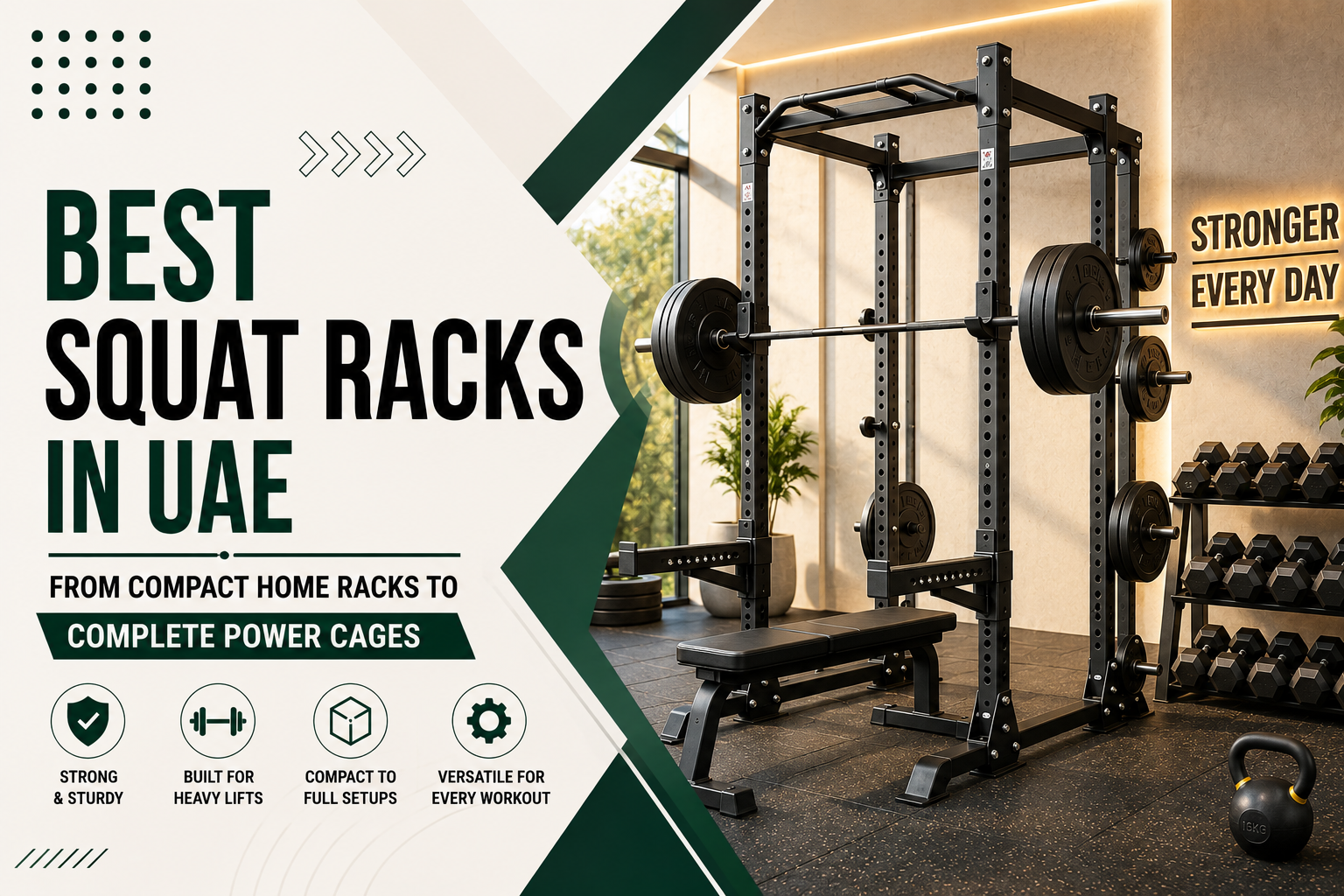 Best Squat Racks in UAE | From Compact Home Racks to Complete Power Cages