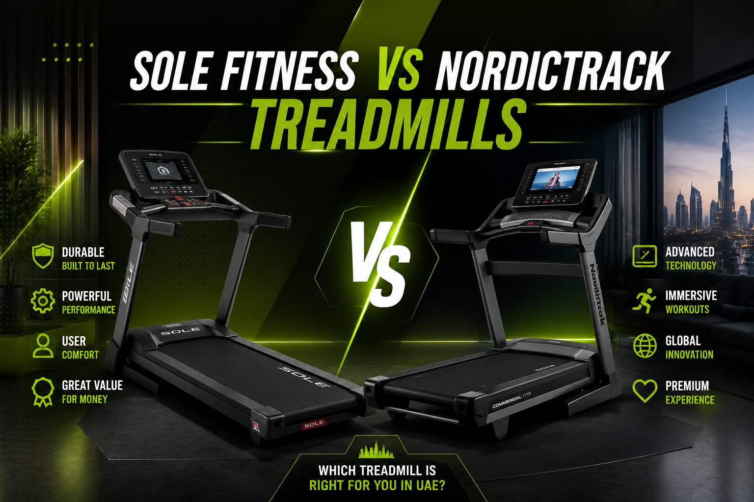 Sole Fitness vs NordicTrack Treadmills: Premium Comparison Guide