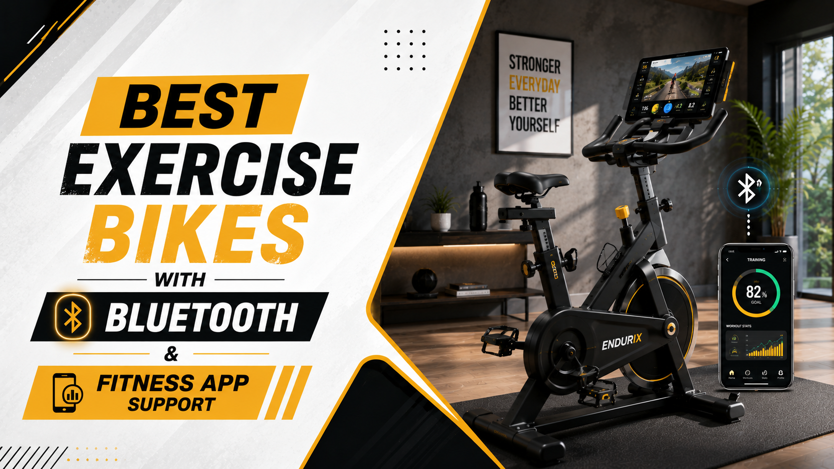 Best Exercise Bikes with Bluetooth and Fitness App Support