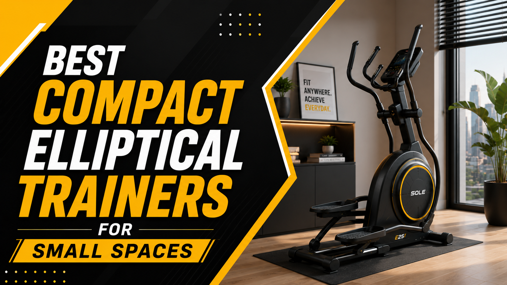 Best Compact Elliptical Trainers for Small Spaces