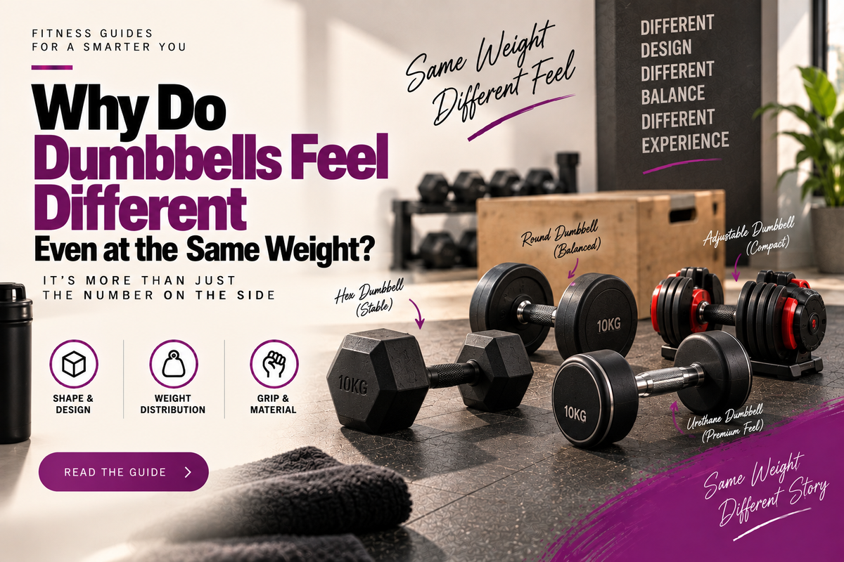 Why Do Dumbbells Feel Different Even at the Same Weight?