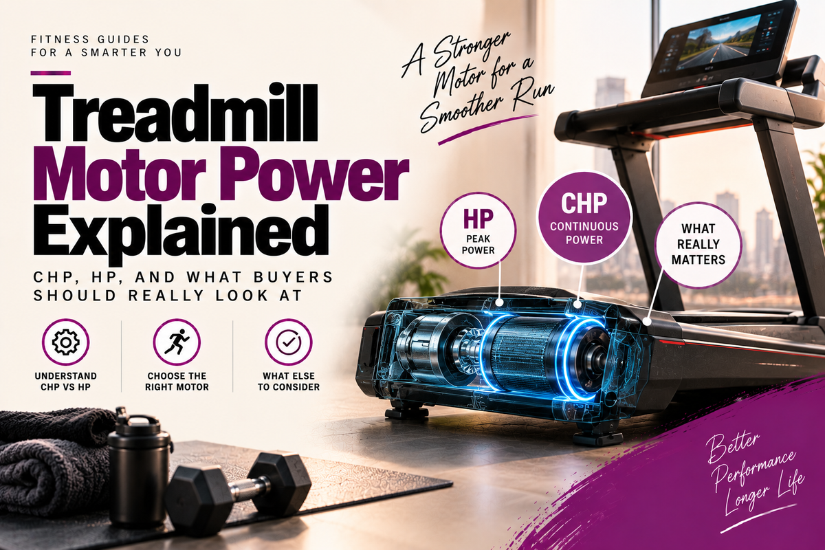 Treadmill Motor Power Explained | CHP, HP, and What Buyers Should Really Look At