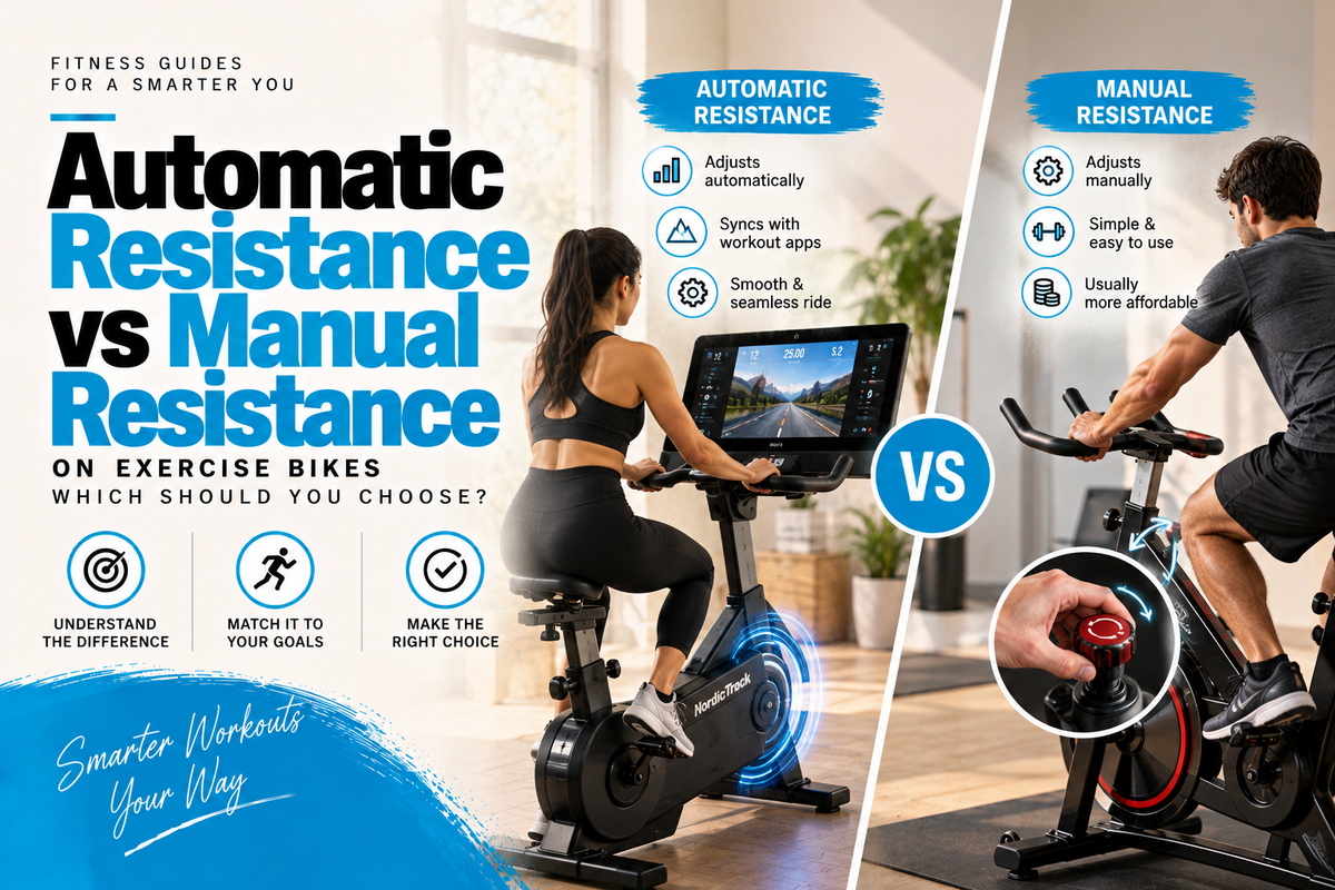Automatic Resistance vs Manual Resistance on Exercise Bikes | Which Should You Choose?