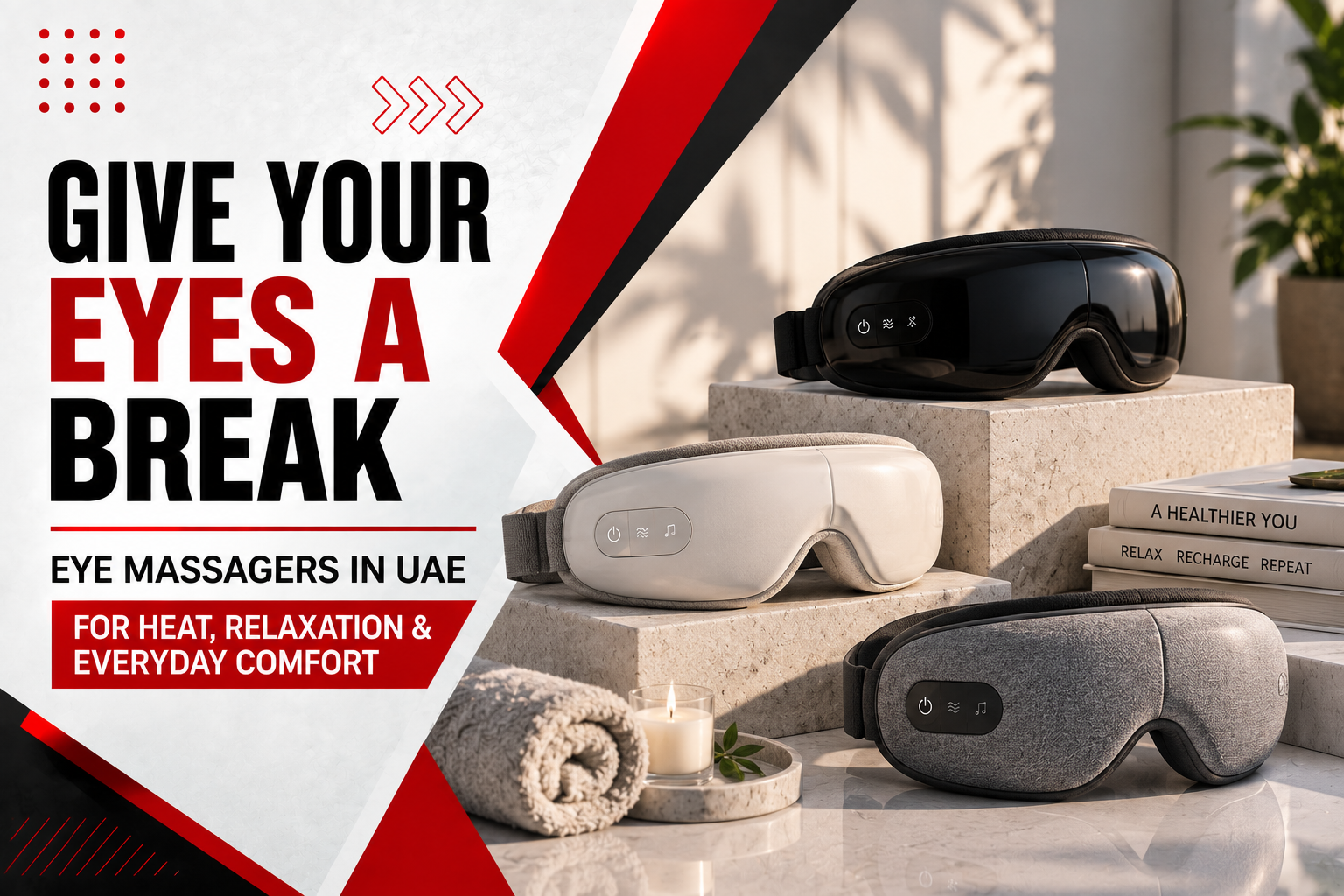 Give Your Eyes a Break | Eye Massagers in UAE for Heat, Relaxation & Everyday Comfort