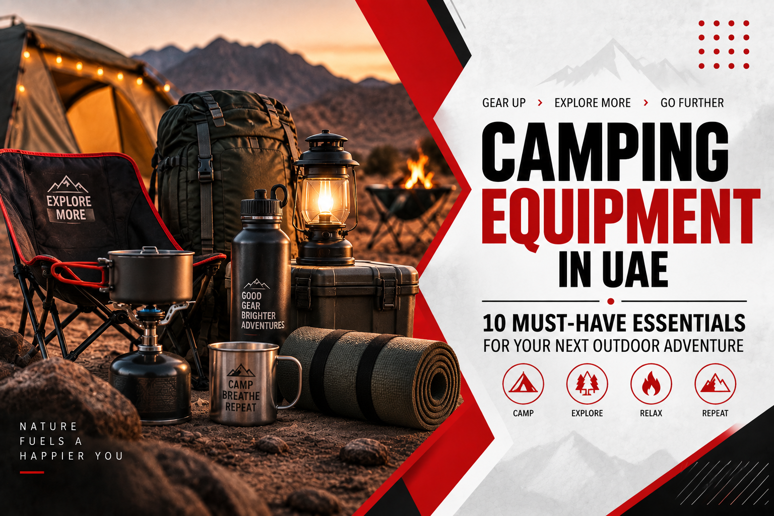 Camping Equipment in UAE | 10 Must-Have Essentials for Your Next Outdoor Adventure