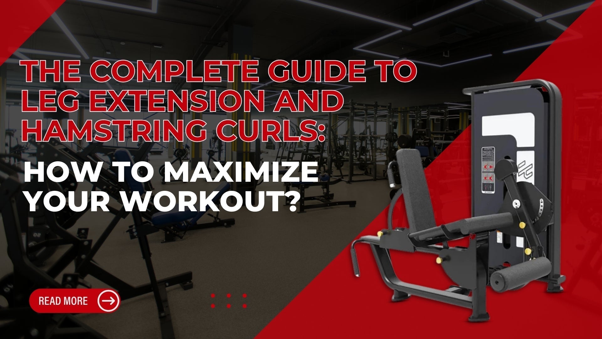 The Complete Guide to Leg Extensions and Hamstring Curls: How to Maximize Your Workout