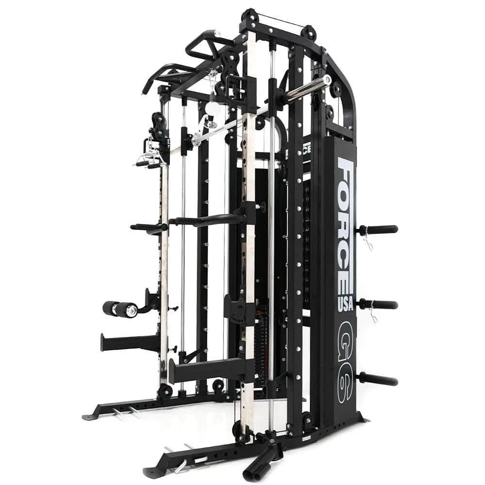 Force USA G6 All-In-One Trainer with Upgrade Kit – Smith Machine, Power Rack & Functional Cables