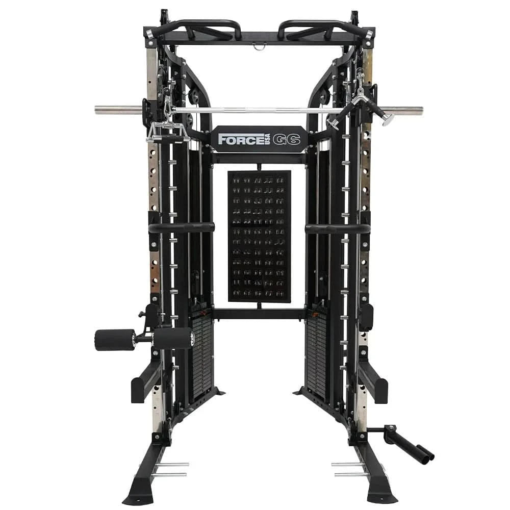 Force USA G6 All-In-One Trainer with Upgrade Kit – Smith Machine, Power Rack & Functional Cables