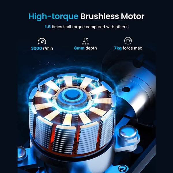 Renpho Handheld Portable Electric Body Massager?Deep Tissue Percussion Muscle Massage Gun for Athletes with 5 Speeds, Ultra Small & Quiet Massagers for Home Office Gym
