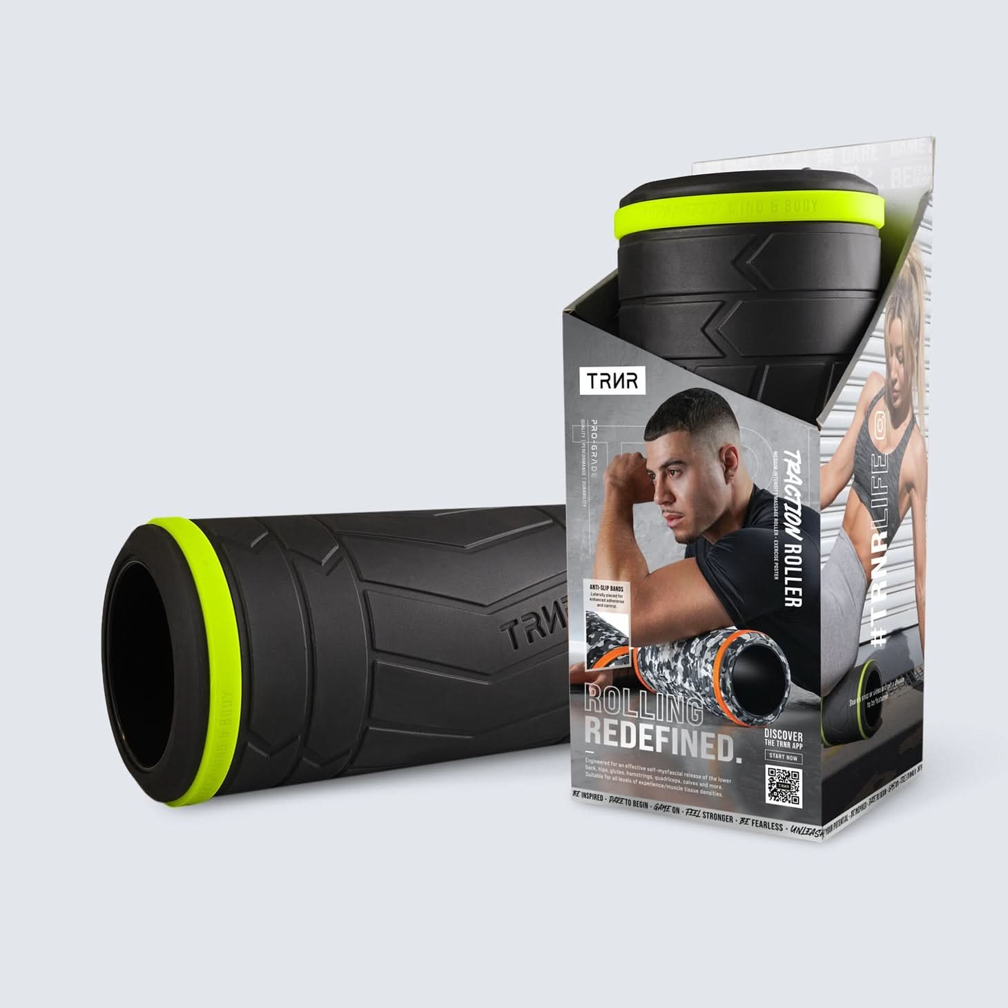 TRNR Traction Roller - Medium Intensity Massage Roller