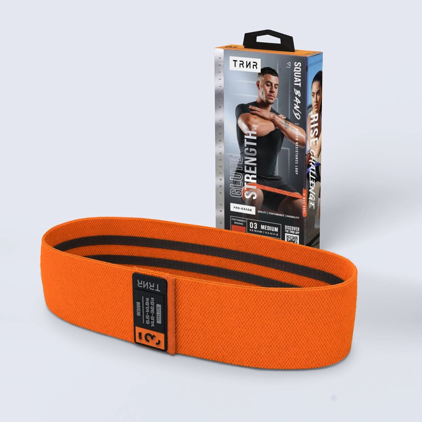 TRNR Squat Band, Woven Resistance Band Loop