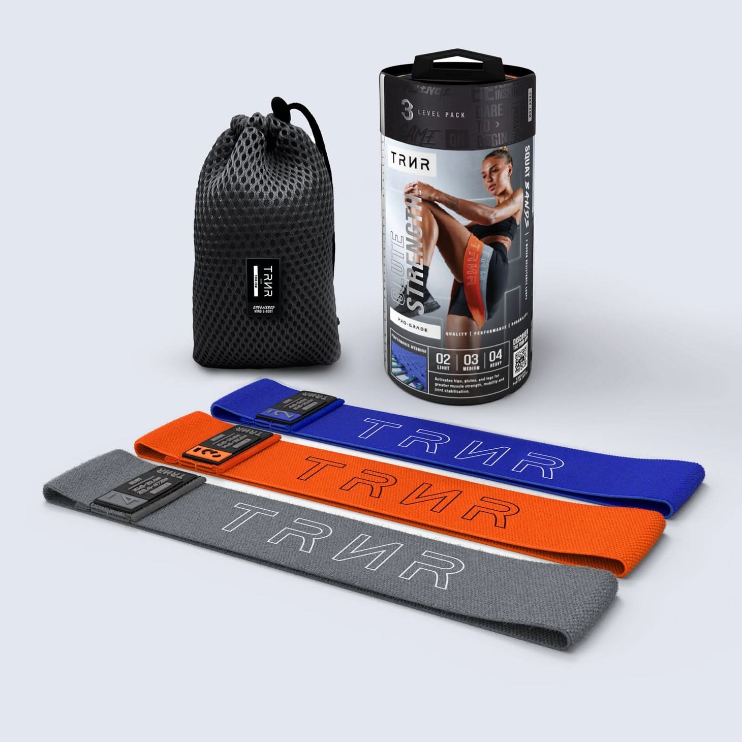 TRNR Squat Band, Woven Resistance Band Loop