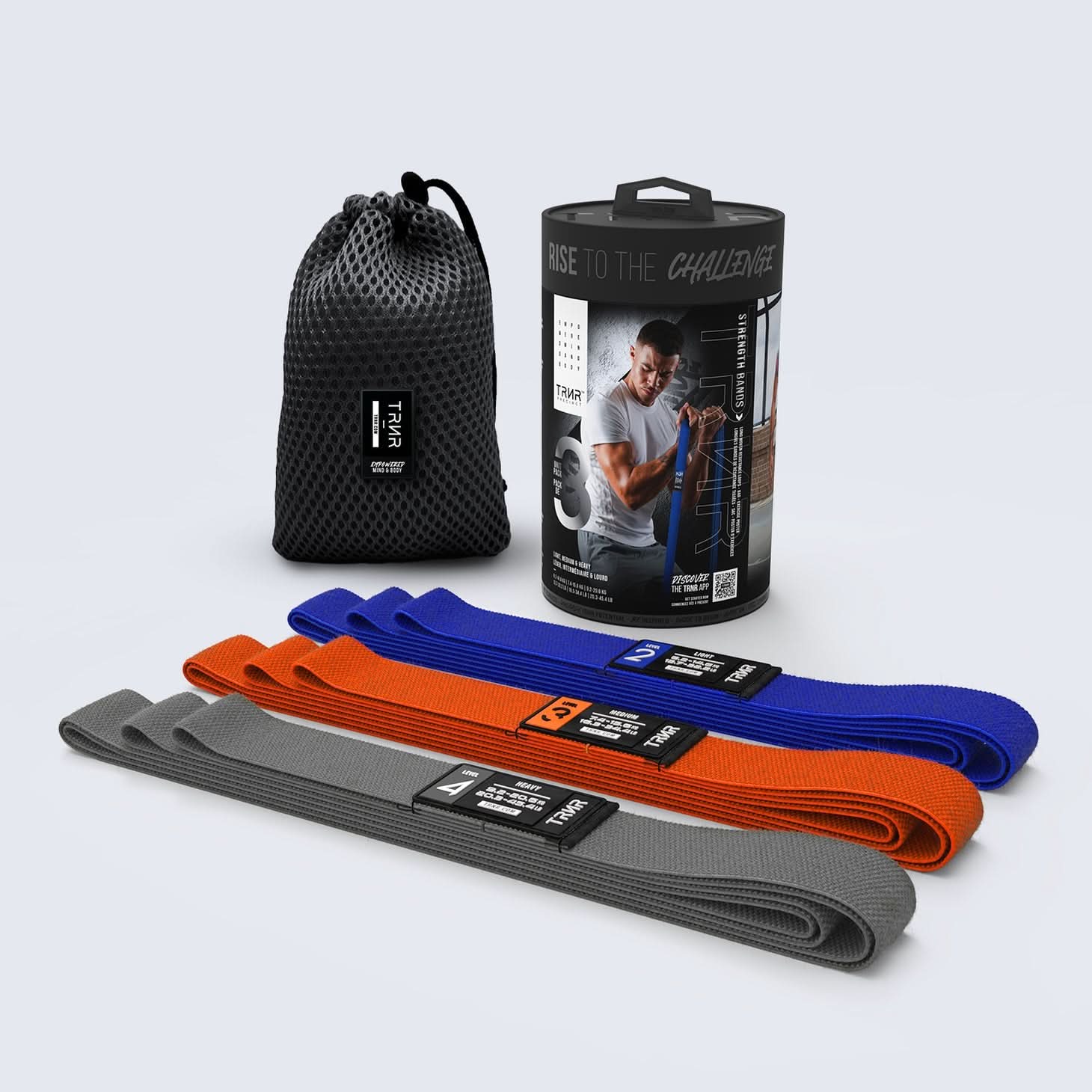TRNR Long Woven Resistance Band (Strength Band)