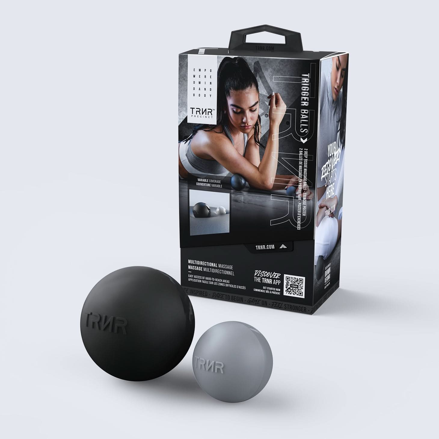 TRNR Trigger Balls - 2 Deep Tissue Massage Balls