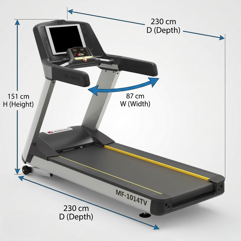 Marshal 8.0 HP Commercial Treadmill with 15.6Ó Touchscreen