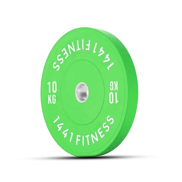 1441 Fitness Premium Color Rubber Bumper Plate - 5 KG to 25 KG 10 KG