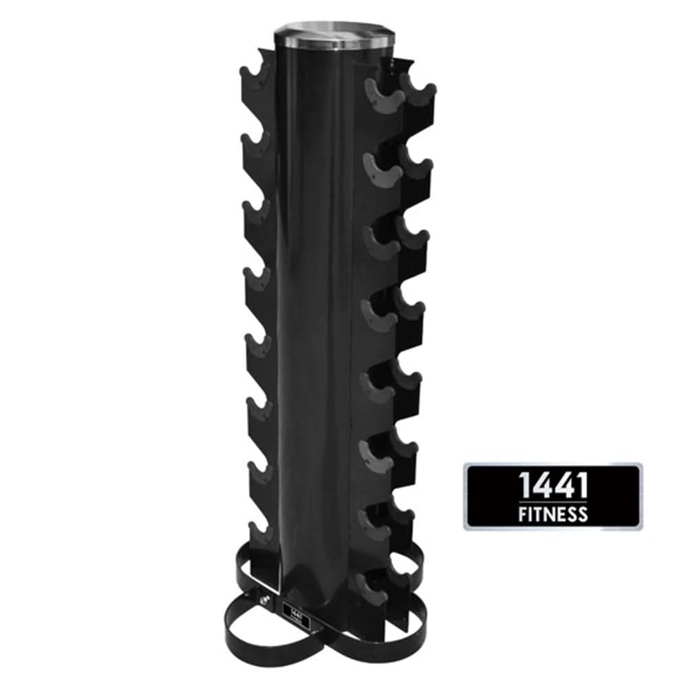 1441 Fitness Premium 10 Pair Dumbbell Rack (Vertical) - Pillar Model