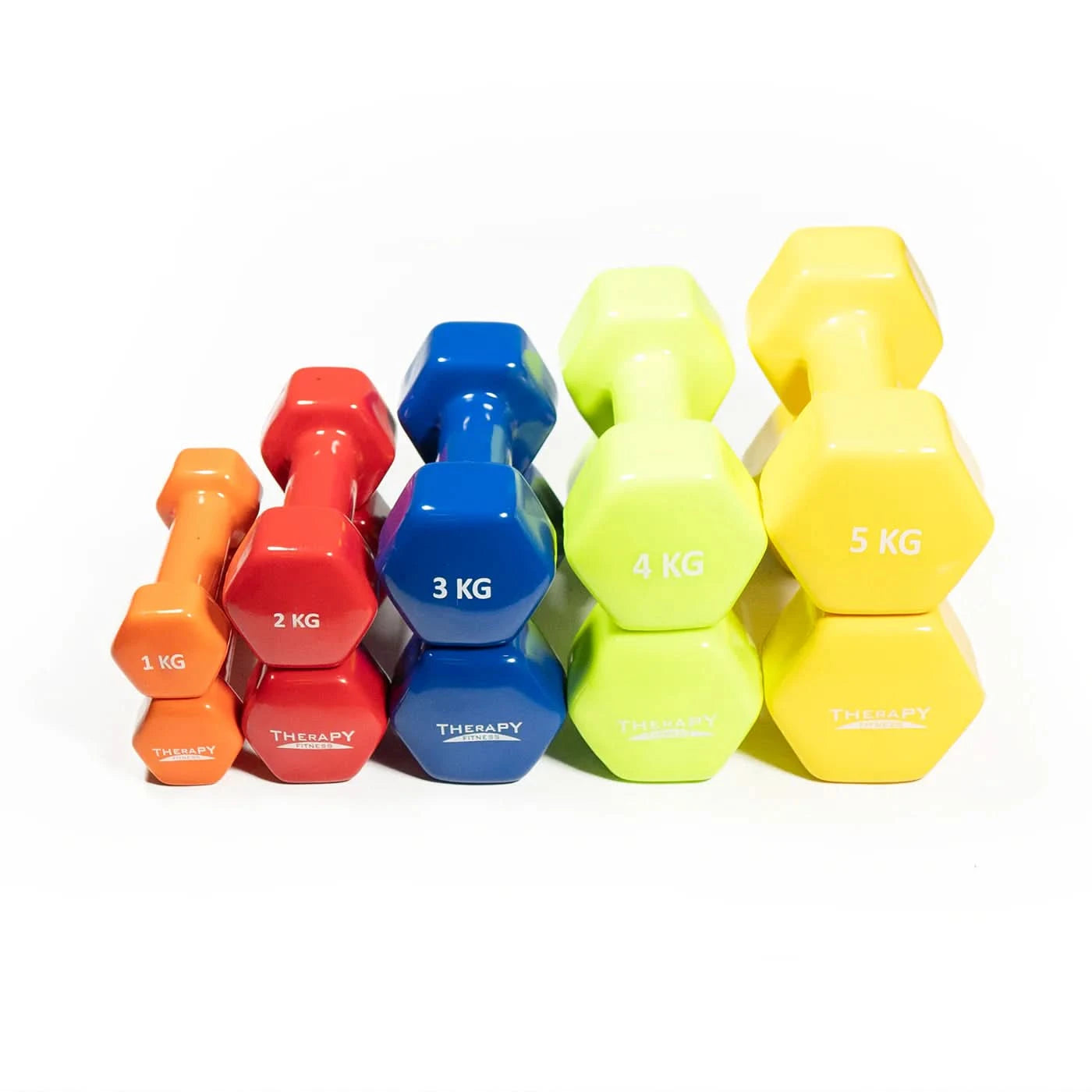 Therapy Fitness Vinyl Dumbbells (Pair) | 1Kg to 10 Kg