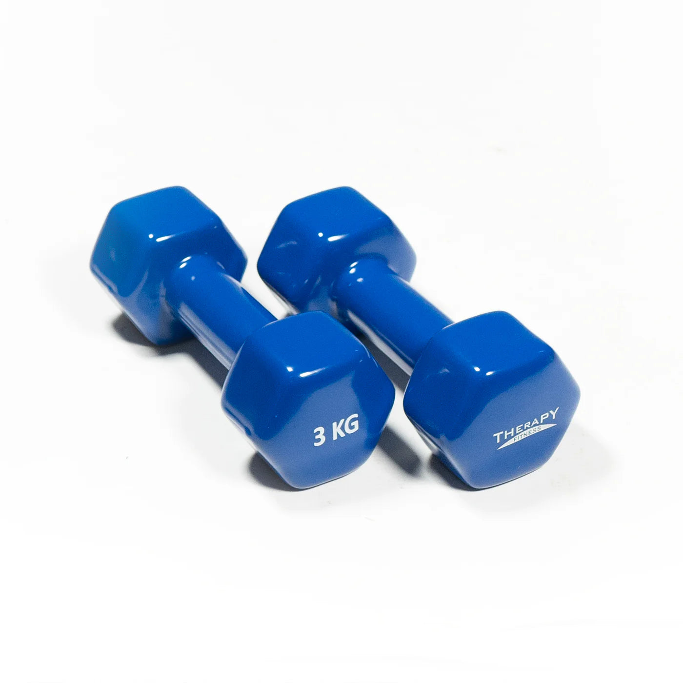 Therapy Fitness Vinyl Dumbbells (Pair) | 1Kg to 10 Kg 3 Kg