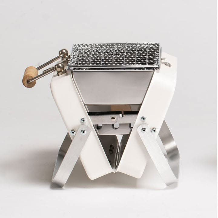 Kenluck Grill Mini, Portable Barbeque Grill Athena Matte White