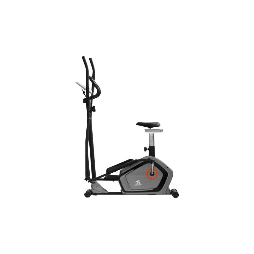 TA Sports 2-in-1 Elliptical Trainer and Exercise Bike Efit 430EA, Black
