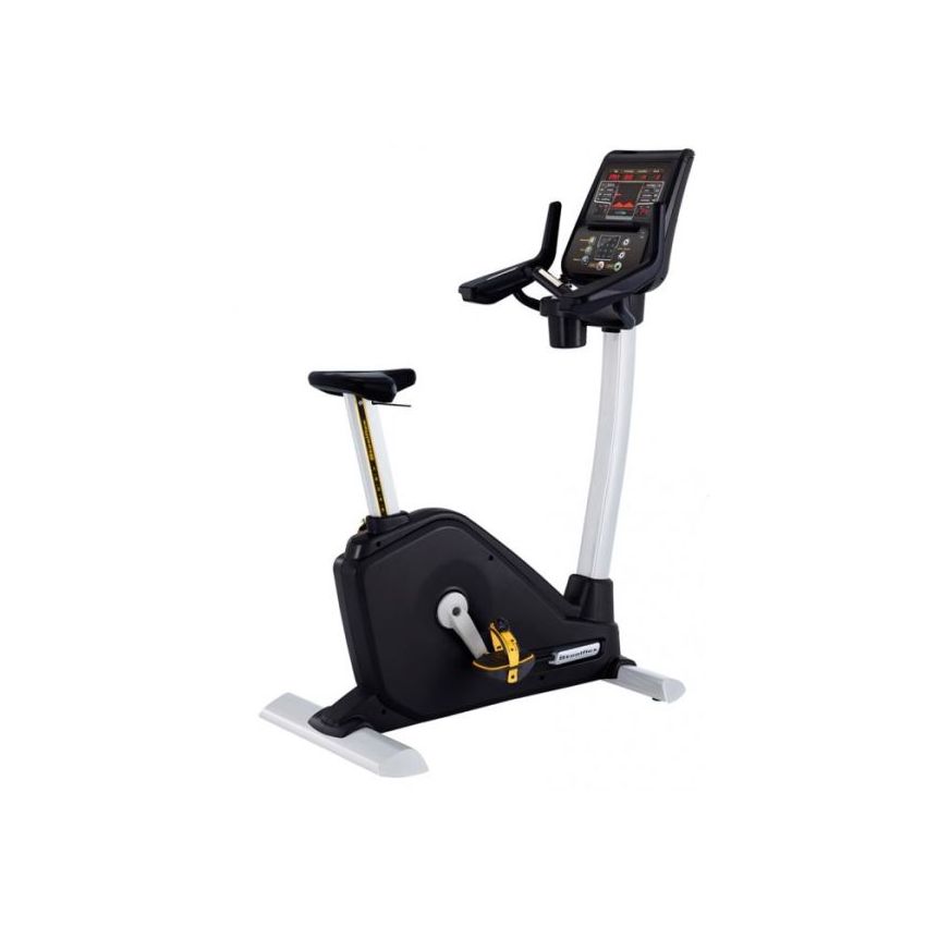 STEELFLEX Commercial Upright Bike PB-10 | Self-Generating Exercise Bike with 30 Resistance Levels