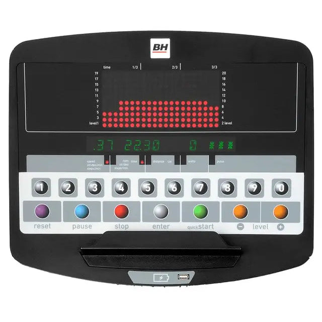 BH Fitness LK7750 Recumbent Bike - 7 inch LED Console