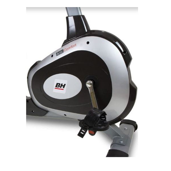 BH Fitness, Artic Comfort Program Exercise Bike, H854B, Silver & Black