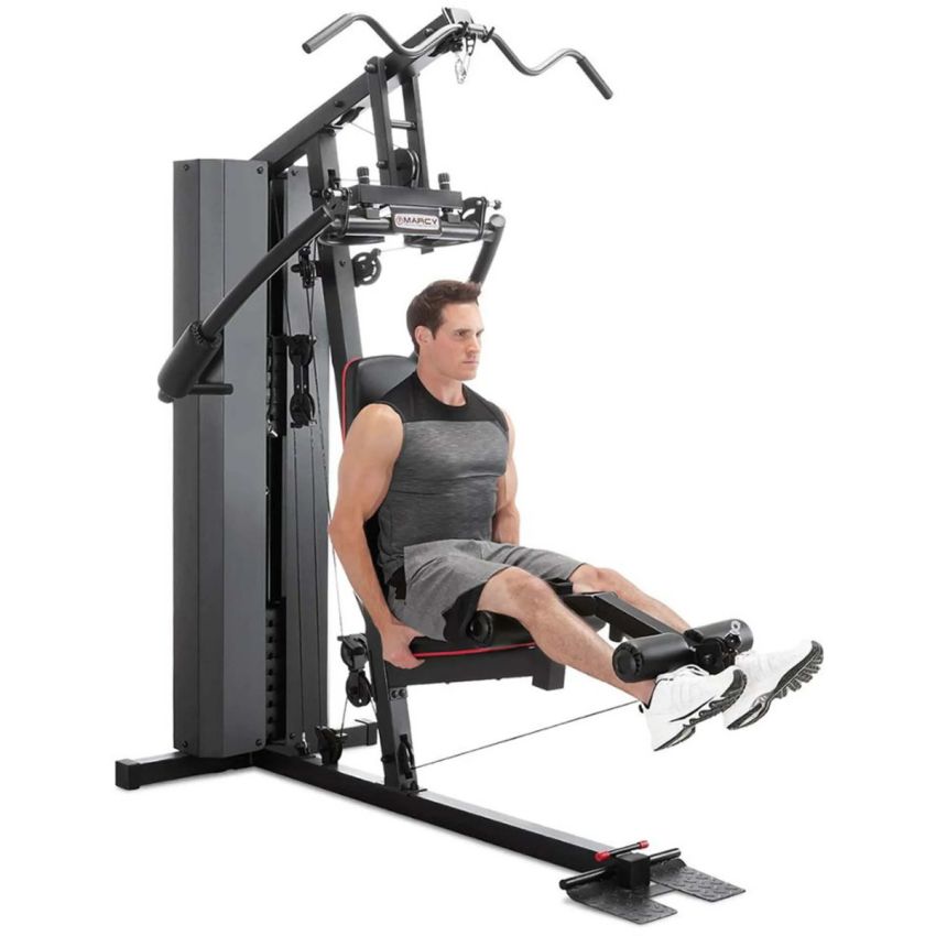 Marcy Club Stack Home Gym MKM-81010 with 200 lb Weight Stack