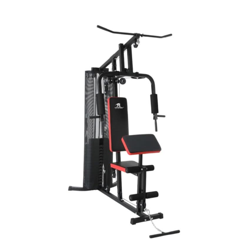 Ta Sport Home Gym One Station Weight Stack 65kg with Nylon Net & Elbow Pad (ES-402)