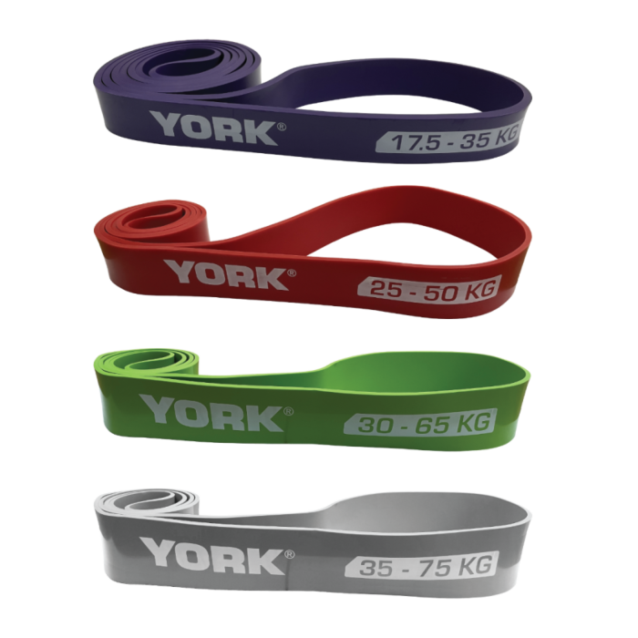 York Resistance Band Power Set, 4 Pieces, 80509