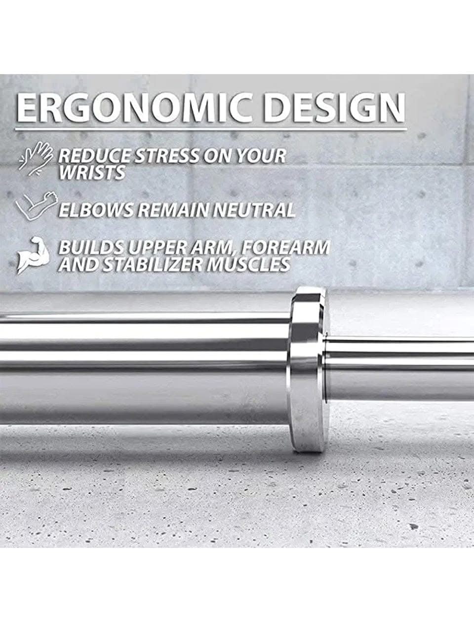 Harley Fitness 6 ft Olympic Barbell | 15 Kg