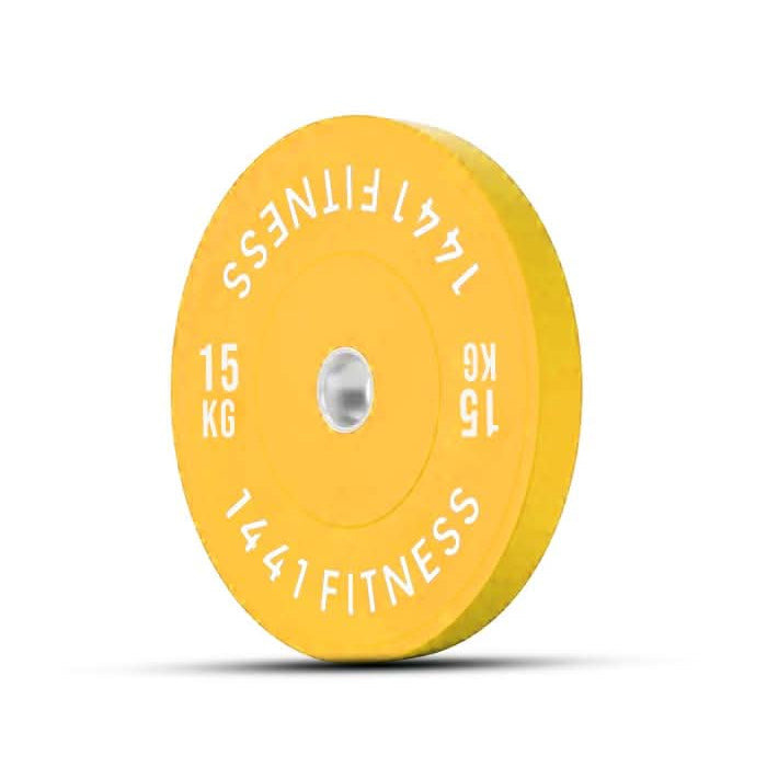 1441 Fitness Premium Color Rubber Bumper Plate - 5 KG to 25 KG 15 KG