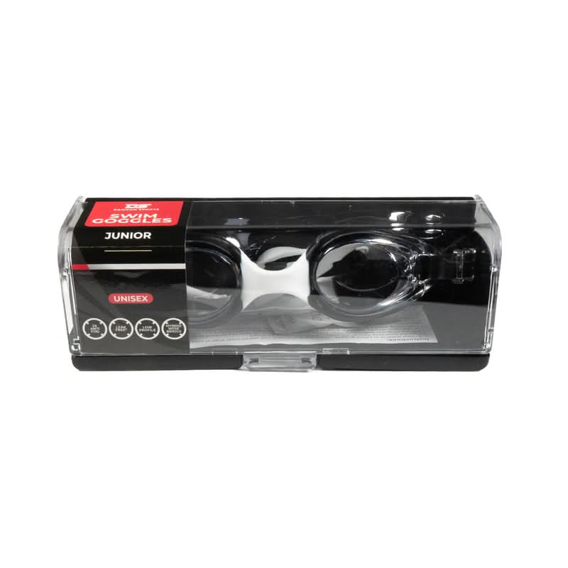 DS Junior Mirror Swimming Goggles - White/Black