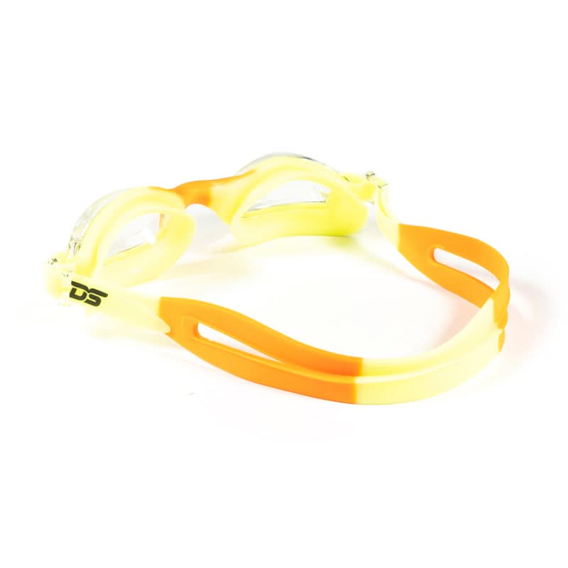 DS Junior Mirror Swimming Goggles - Yellow/Orange