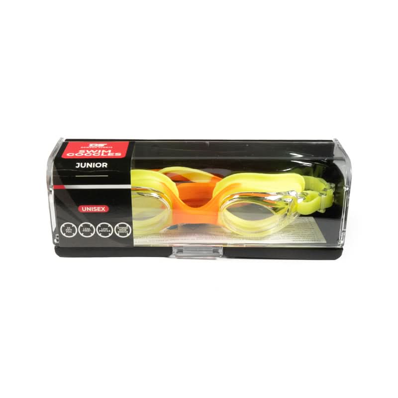 DS Junior Mirror Swimming Goggles - Yellow/Orange