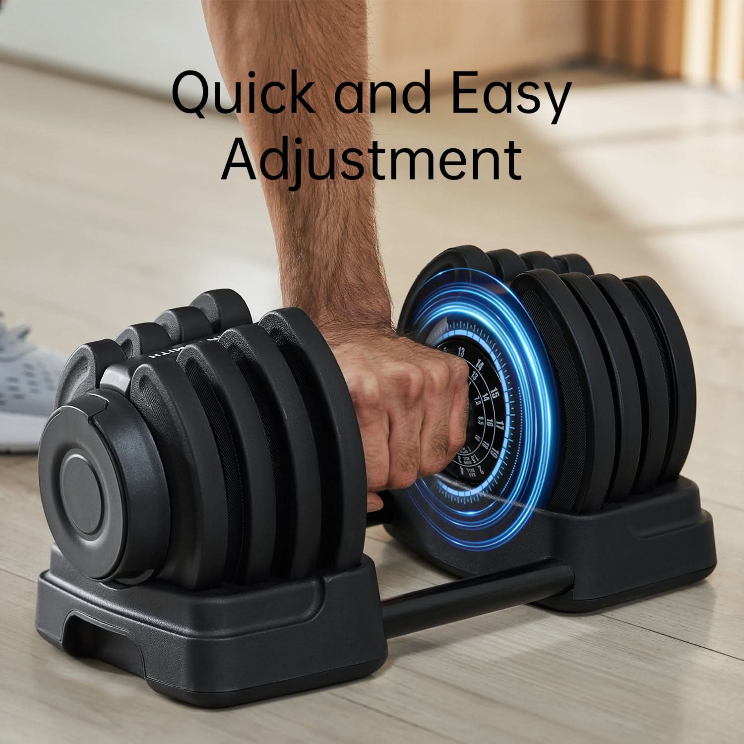 Kingsmith Adjustable Dumbbells, 18KG - Sold as Pair