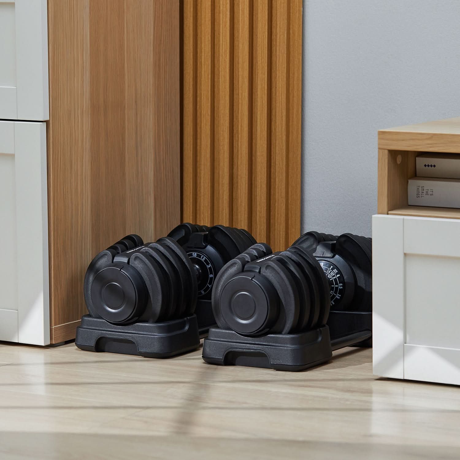 Kingsmith Adjustable Dumbbells, 18KG - Sold as Pair