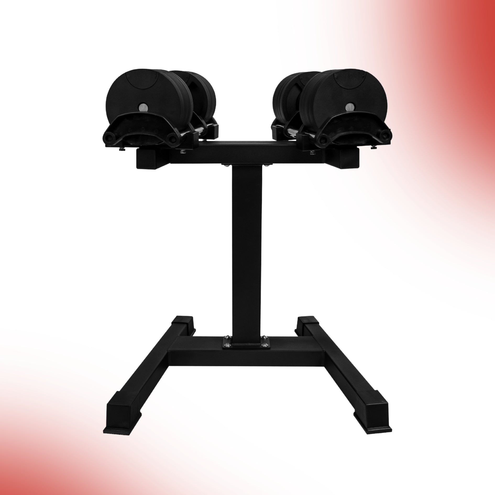 Level Fitness Adjustable Dumbbell Rack Stand For Home Gym