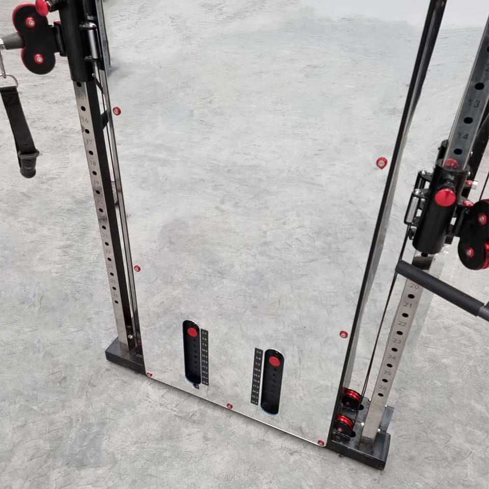 1441 Fitness 41FGT980 Wall Mounted Mirror Functional Trainer – Space-Saving Cable Gym System