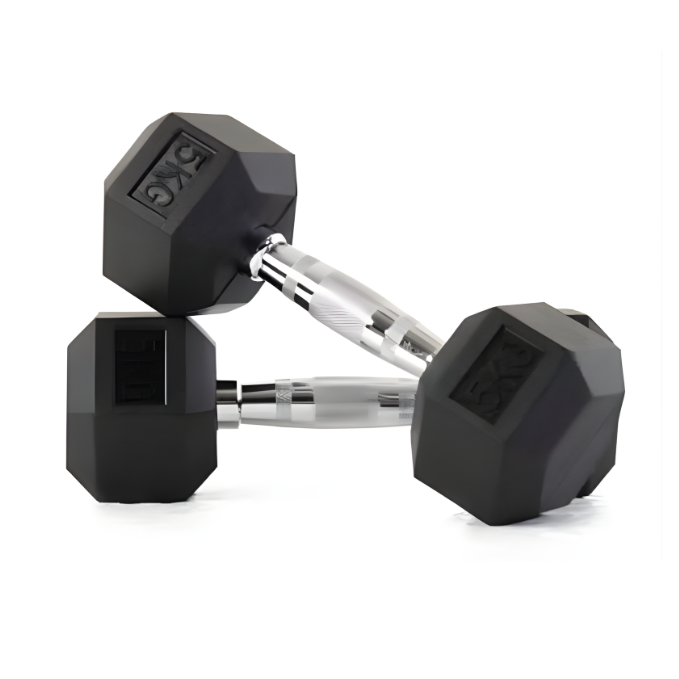 Combo Liftdex Hex Dumbbell Set – Strength Training Equipment – Gym Equipment – 2.5 to 10 Kg – 4 Pairs