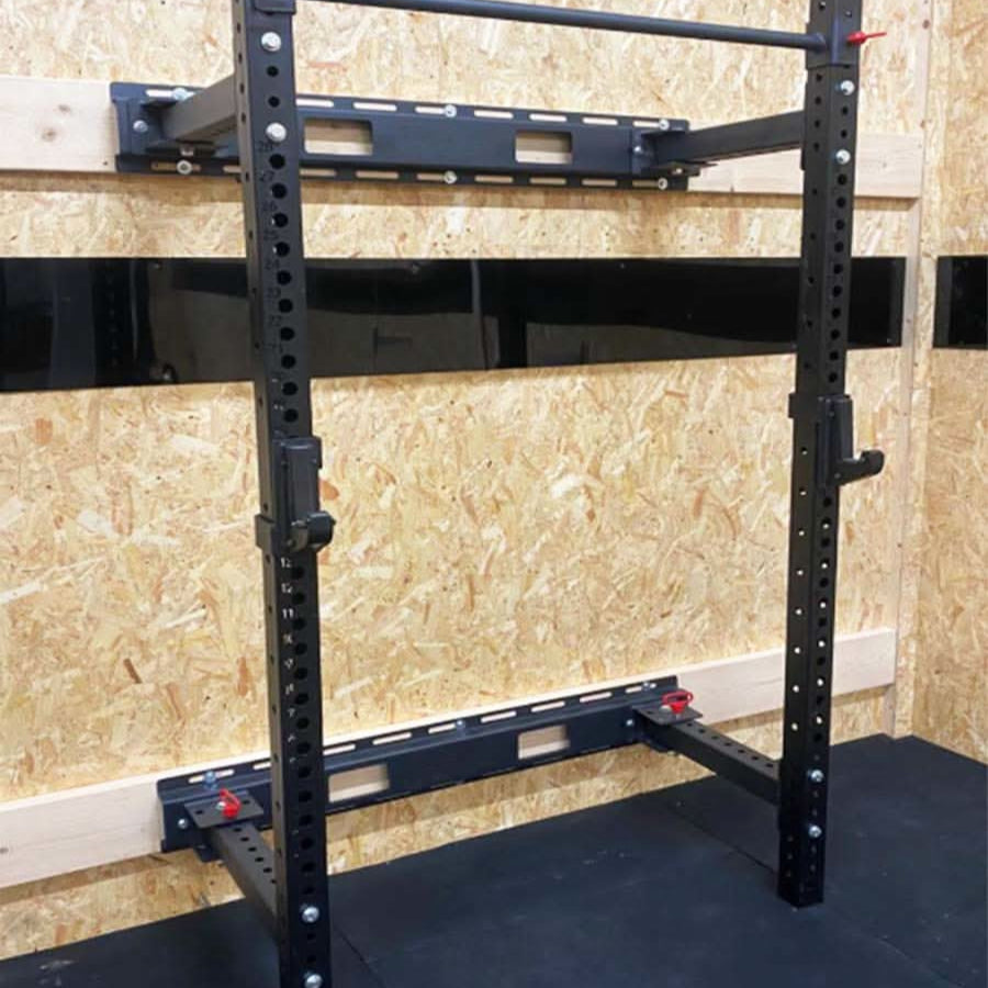 1441 Fitness Heavy Duty Folding Squat Rack (Wall Mounted)