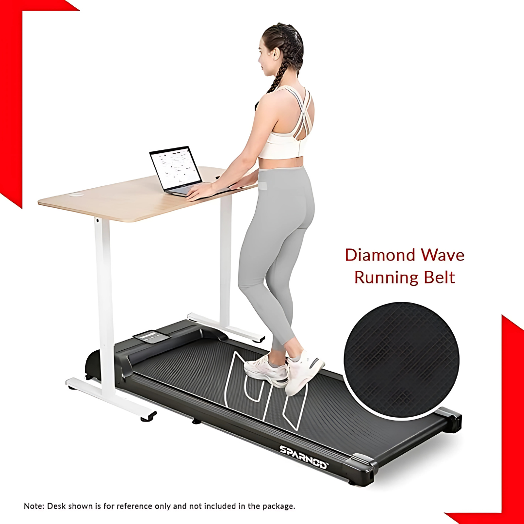Sparnod Fitness, Walking Pad Treadmill for Home/Office, STH-3004
