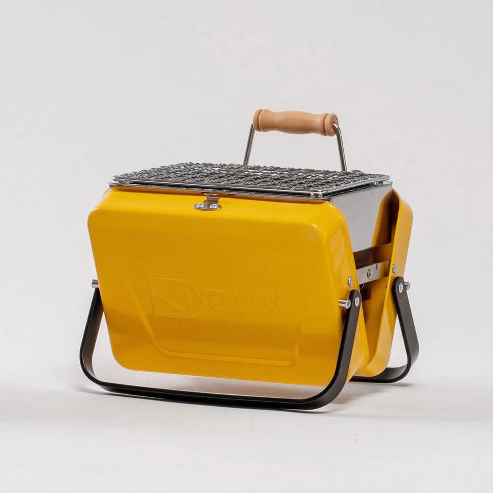 Kenluck Grill Mini, Portable Barbeque Grill Sunny Gloss Yellow