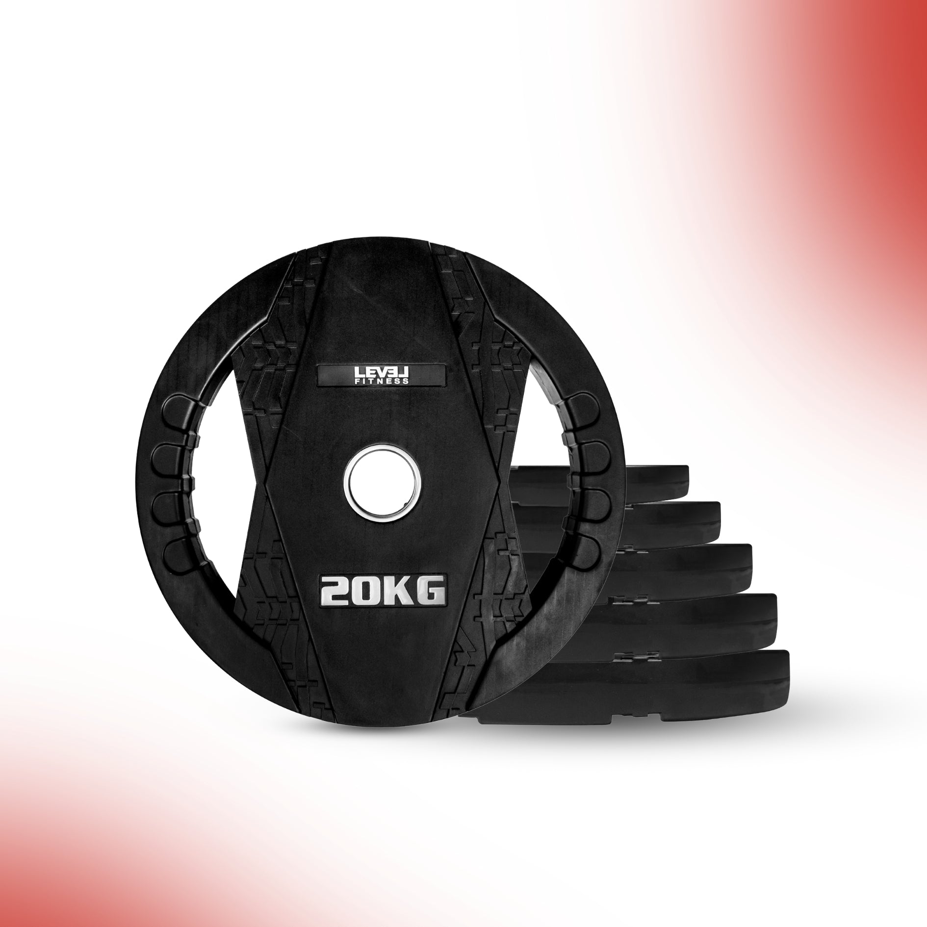 Level Fitness Dual Grip Plate - 2.5 Kg to 20 Kg | Sold as Piece 20KG