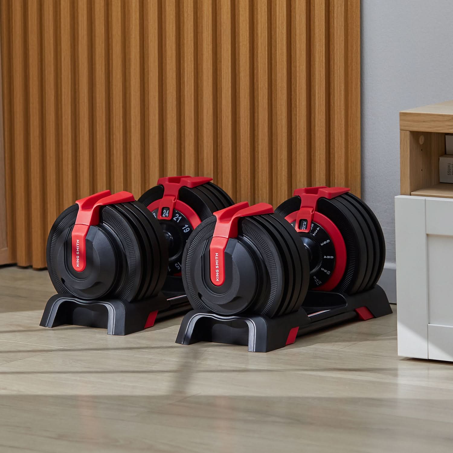 Kingsmith Adjustable Dumbbell, 24KG - Sold as Pair