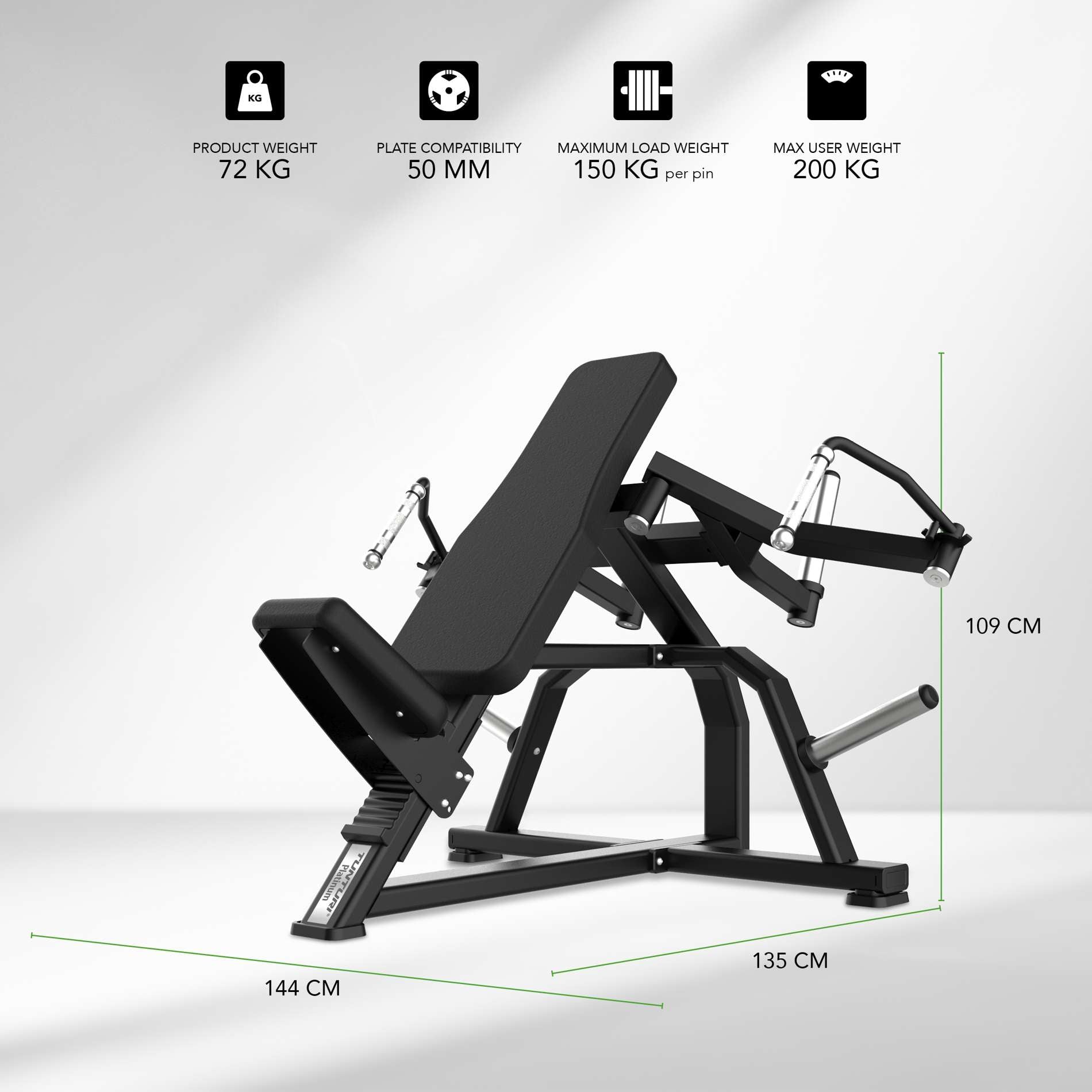 Tunturi Platinum - Pec Fly - Plate loaded - V-series