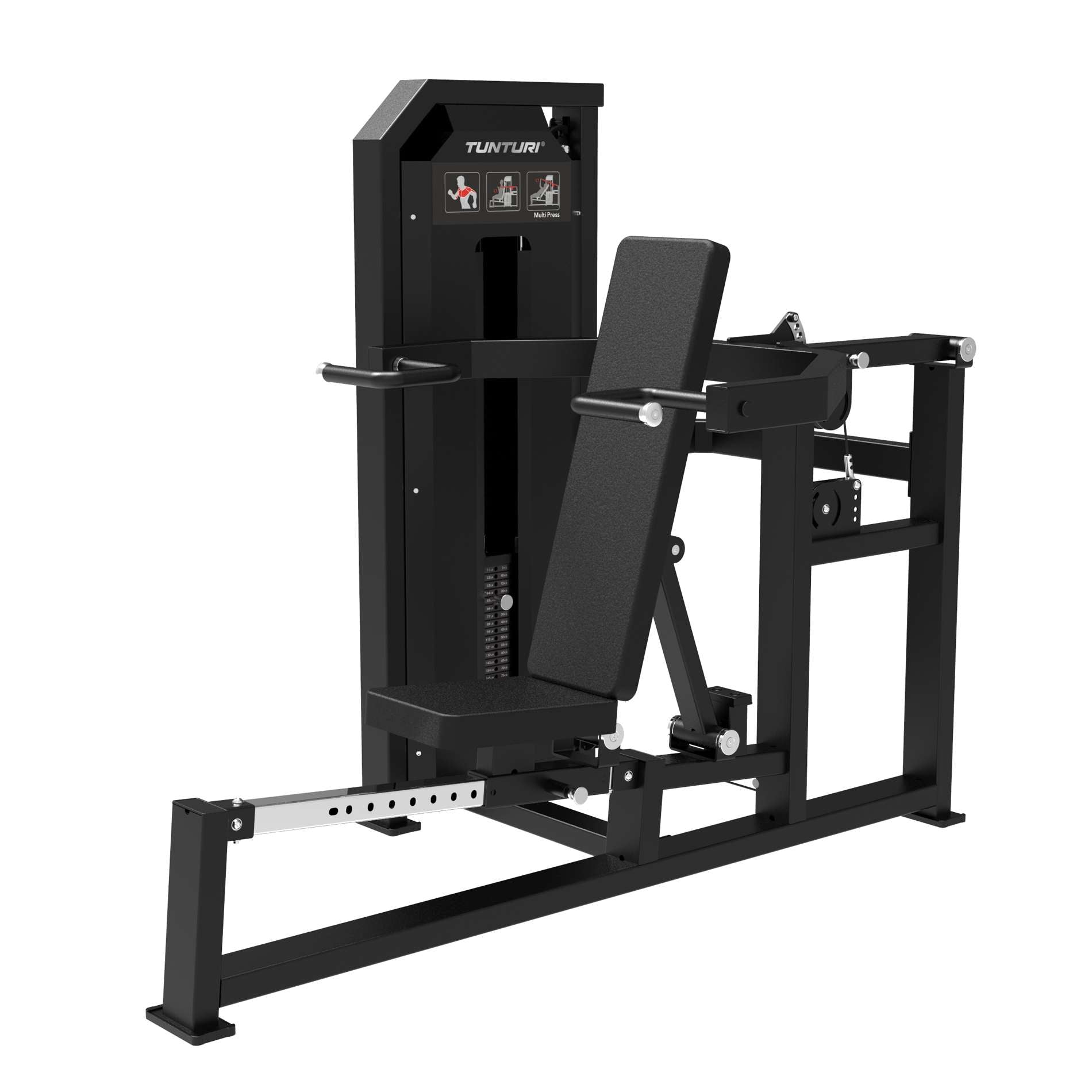 Tunturi Platinum Multi Press Strength Station - Selectorized - V-Series